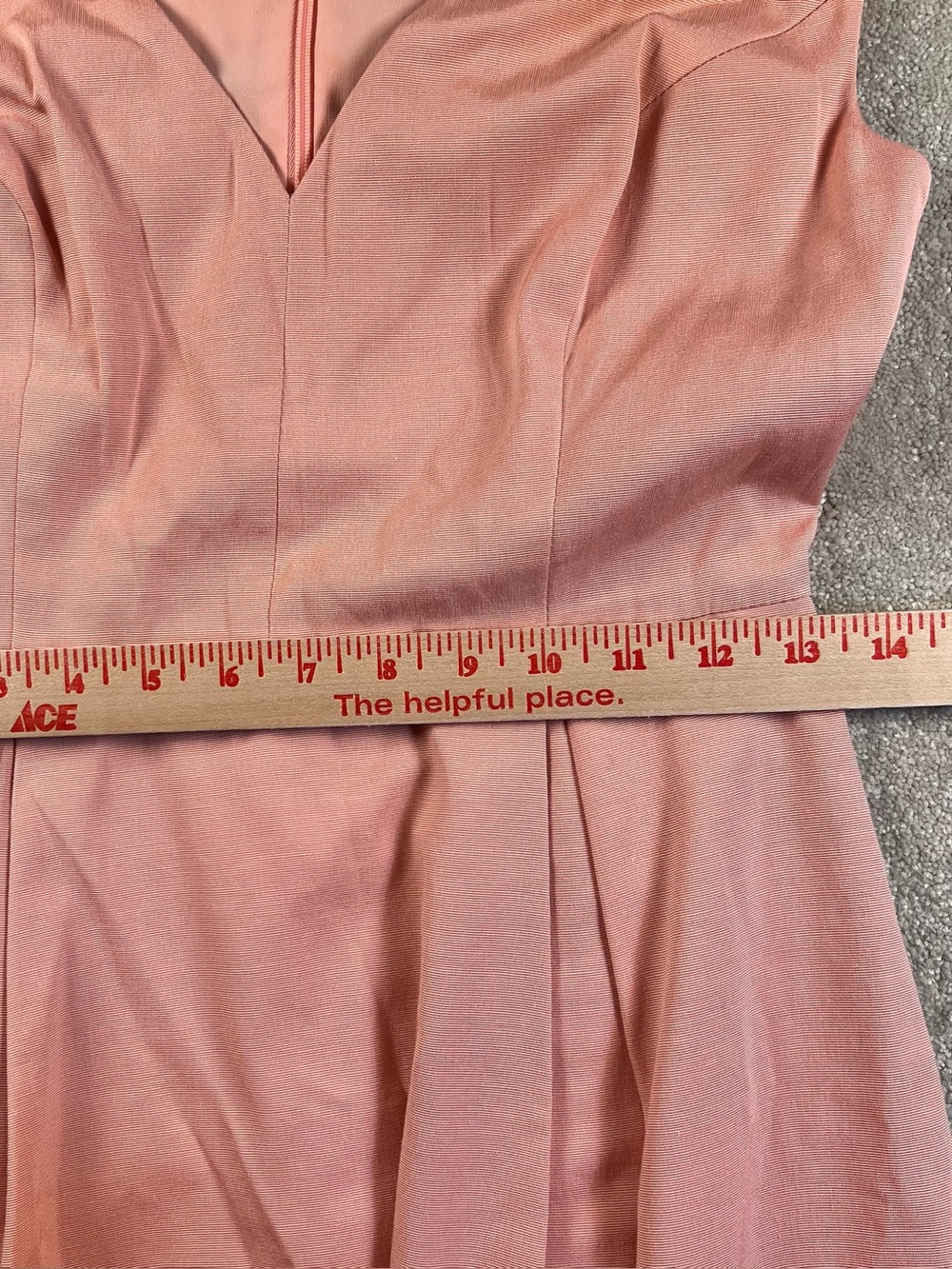 Tracy Reese Anthropologie Dress Painterly Pleated Midi Pink Striped women's 0 - Picture 6 of 8